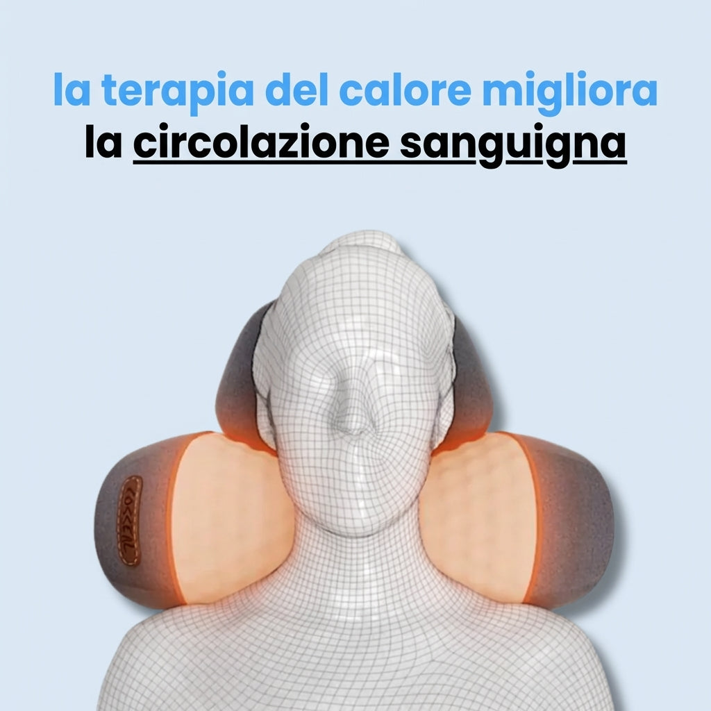 Nervolia Massaggiatore Cervicale 3 in 1