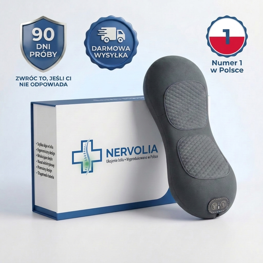 Nervolia™: Masażer z potrójnym mechanizmem, łagodzący bóle pleców